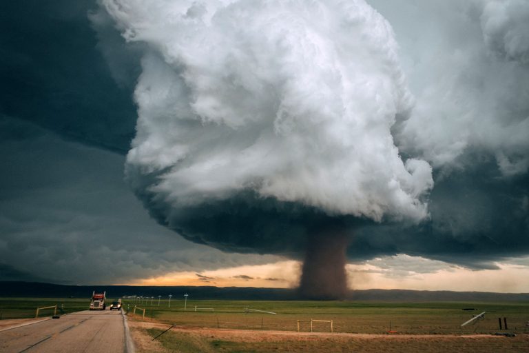 Невероятные фотографии «ядерного» торнадо в Вайоминге попали в сеть