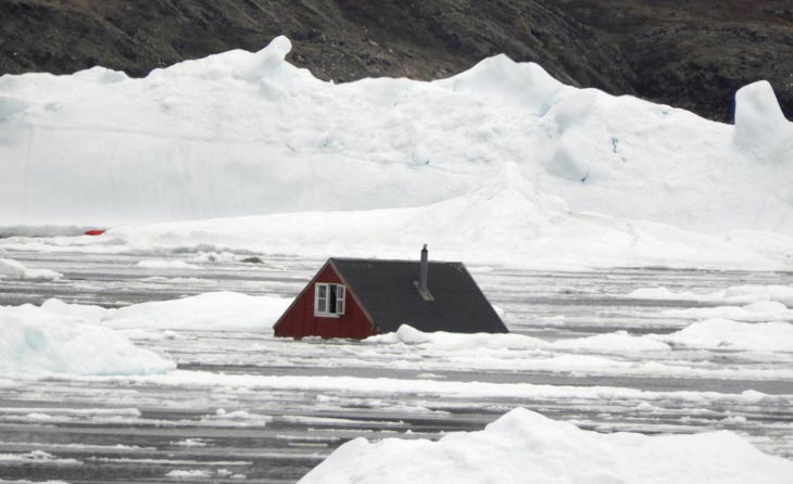 Глобальная угроза человечеству: «темная» зона в Гренландии! 