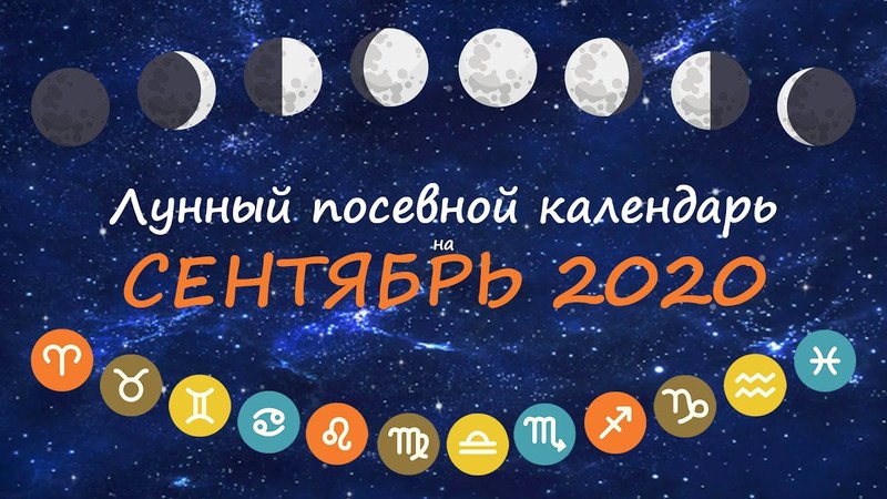 Лунный посевной календарь на сентябрь 2020 года